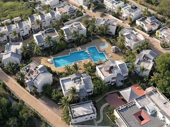 st lucia real estate - Cap Cove condo 81 aerial view