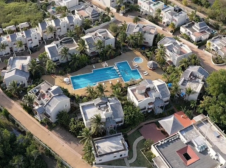 st lucia real estate - Cap Cove condo 81 aerial view