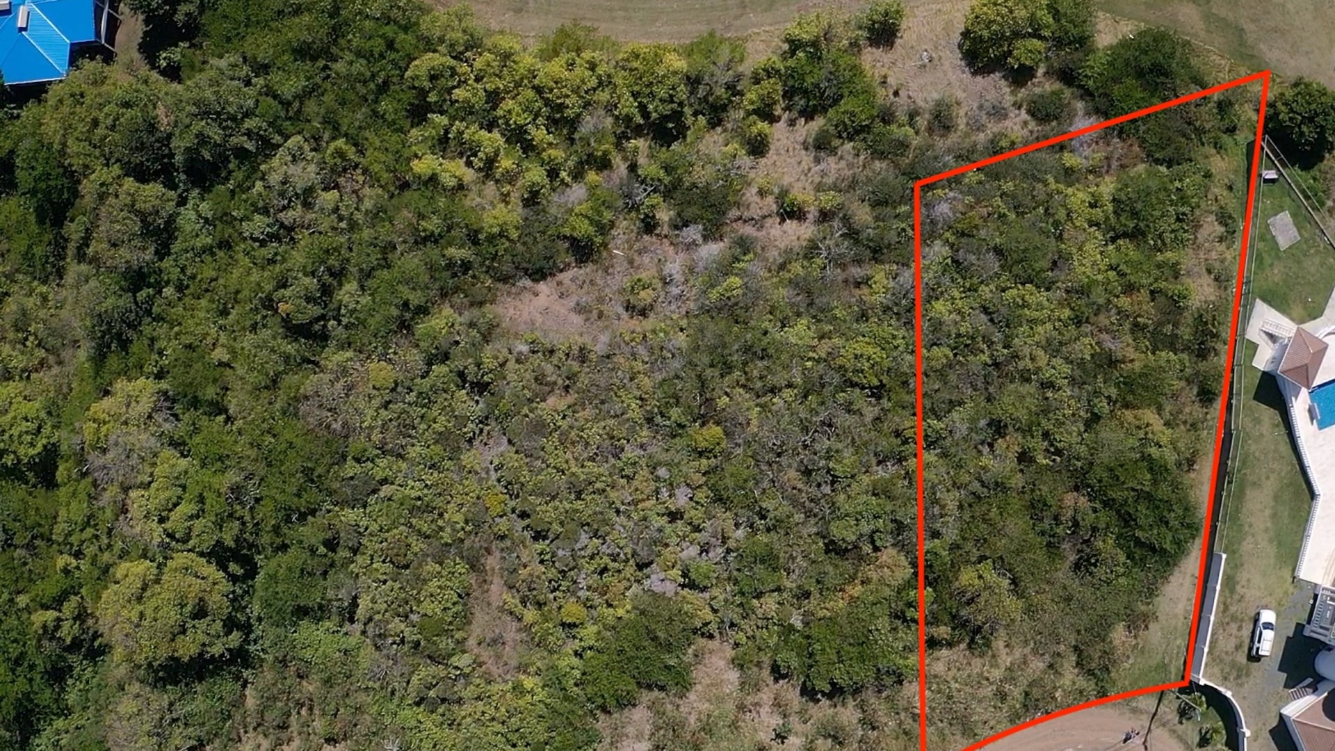 St Lucia real estate Golf Park Land No. 666 for sale cap estate rectangle