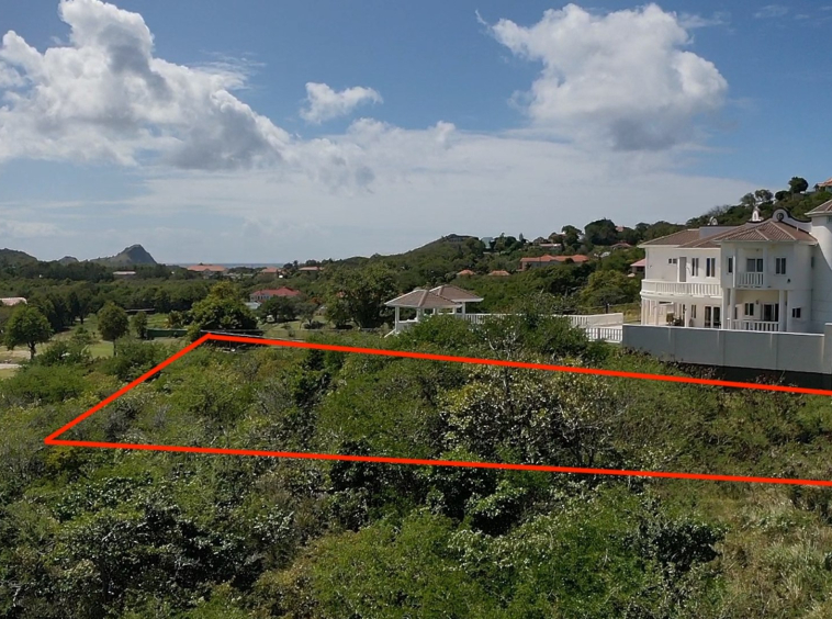 St Lucia real estate Golf Park Land No. 666 for sale cap estate nice lot