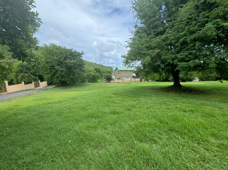real estate st lucia - Prime Lot in Cas-en-Bas: 8,005 SF for sale lawn