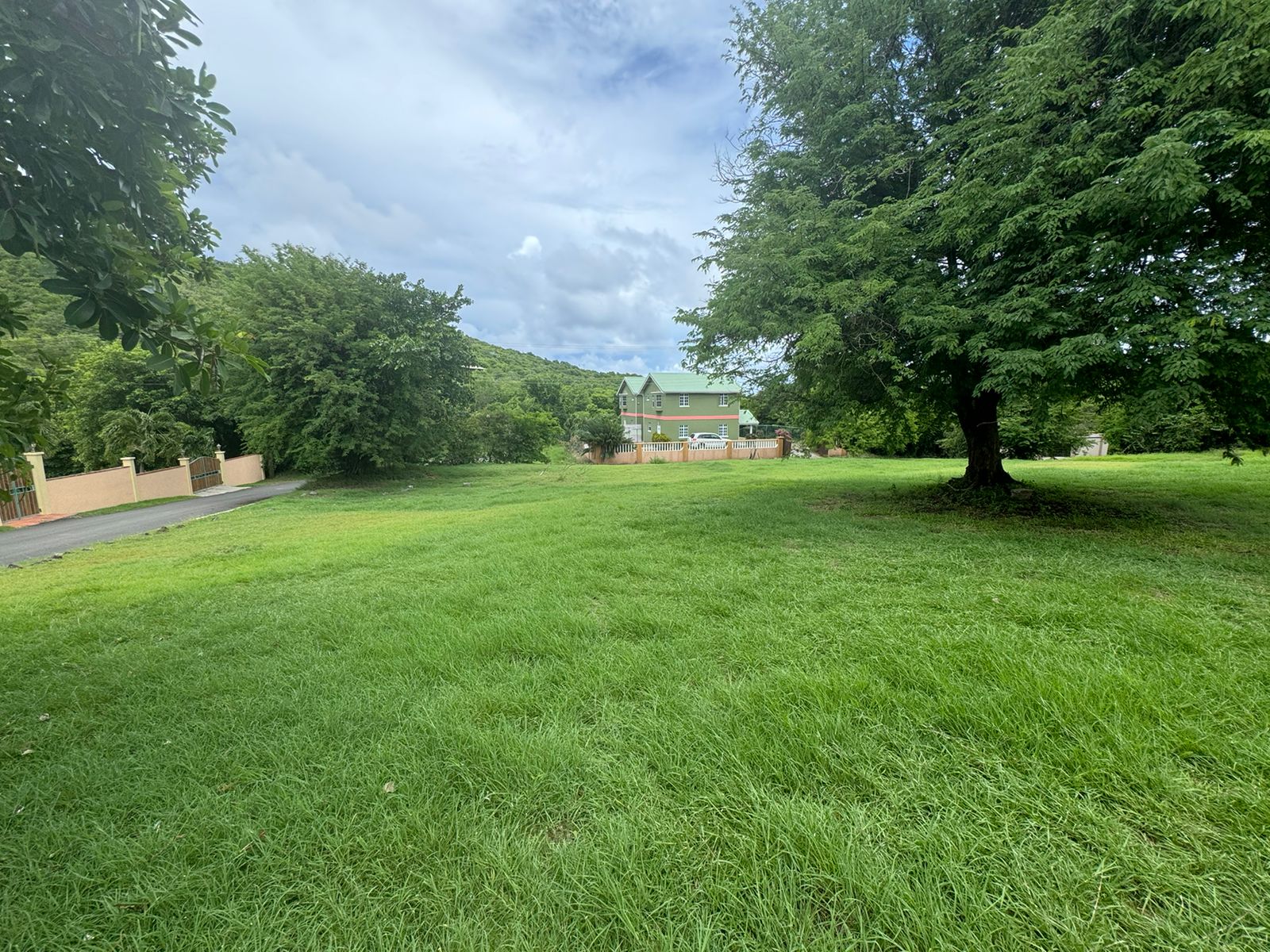 real estate st lucia - Prime Lot in Cas-en-Bas: 8,005 SF for sale lawn