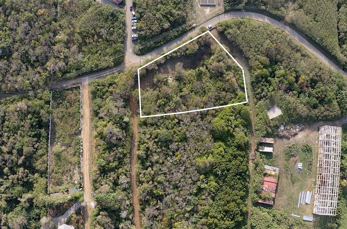 St Lucia real estate agent Cas En Bas Land No 386 for sale