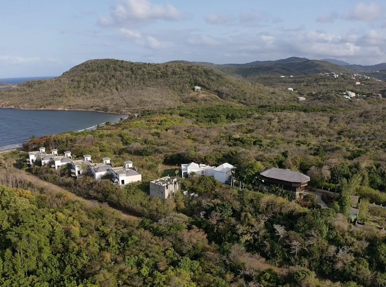 St Lucia real estate agent Cas En Bas Land No 386 for sale villas