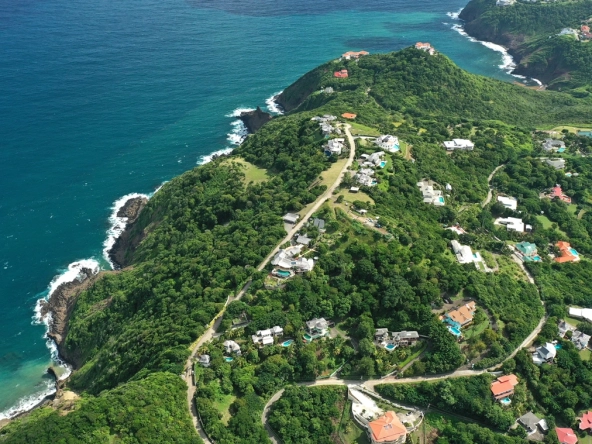 st lucia real estate land for sale Mount Du Cap Lot No 3 sea
