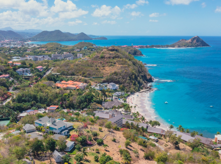 St Lucia real estate agent Saline Point Land No. 46B land for sale pigeon island