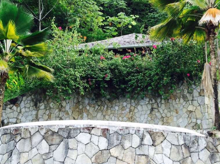 st lucia real estate - val des piton soufriere -for sale stone