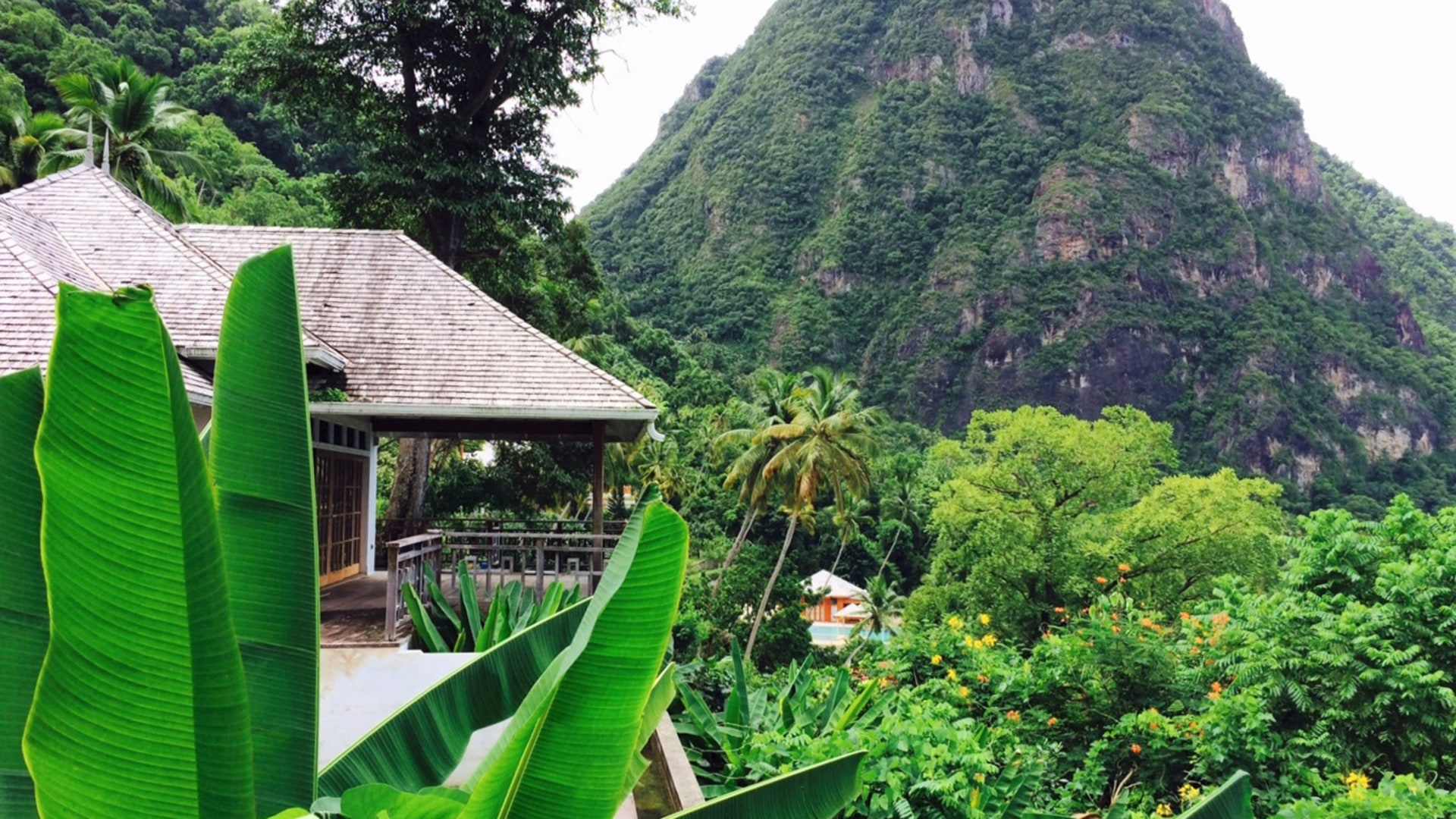 st lucia real estate - val des piton soufriere -for sale piton view
