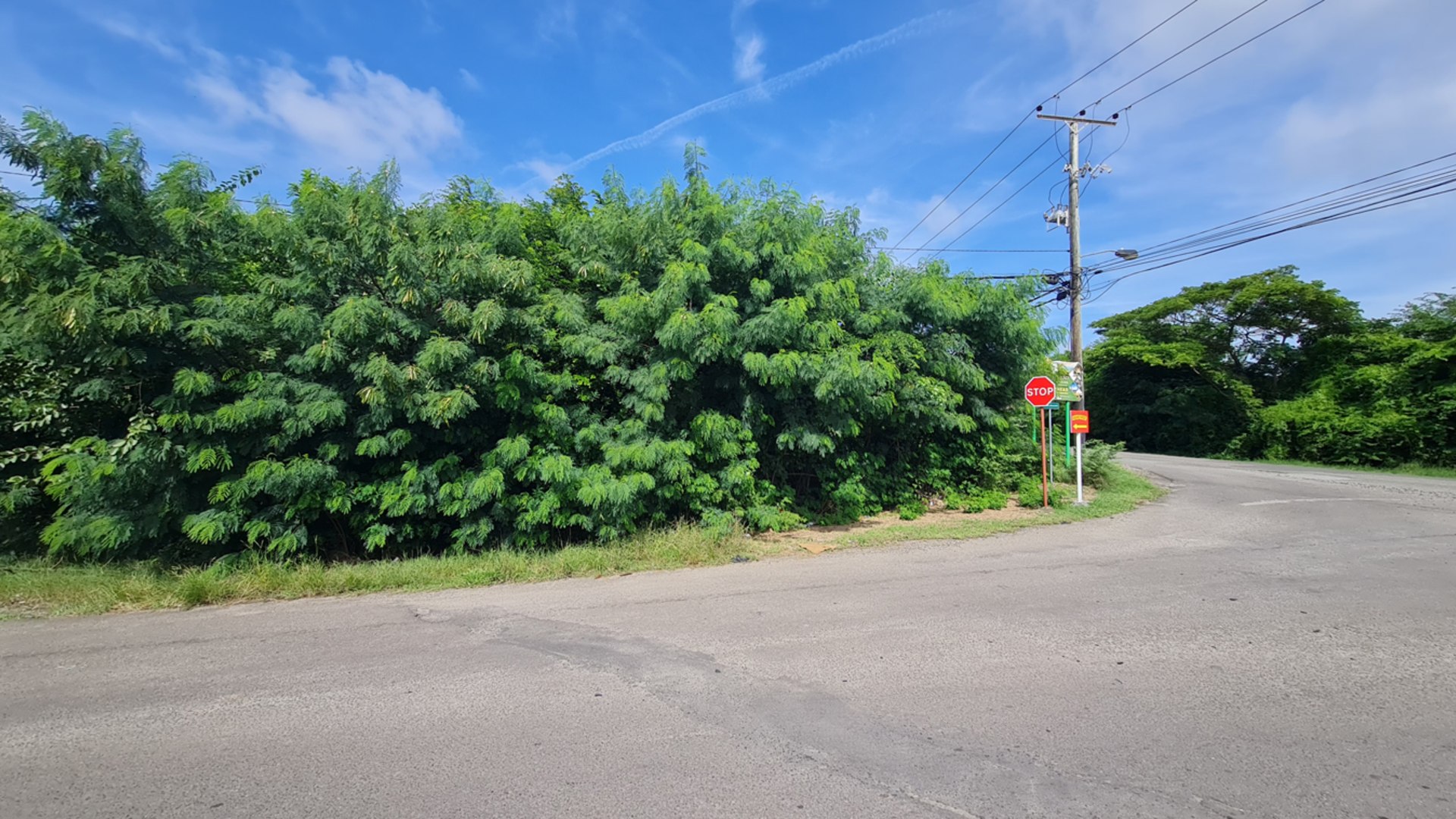 St Lucia real estate Pigeon Island Causeway Land for sale corner