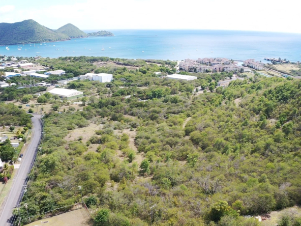 St Lucia real estate Pigeon Island Causeway Land for sale aerial view pigeon island