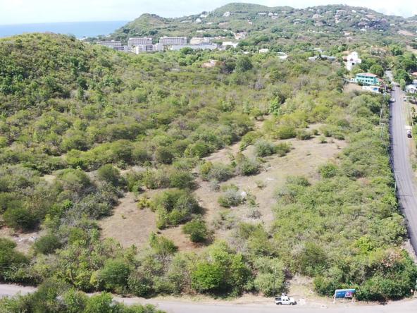 St Lucia real estate Pigeon Island Causeway Land for sale aerial view