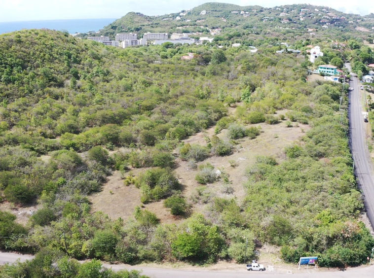 St Lucia real estate Pigeon Island Causeway Land for sale aerial view