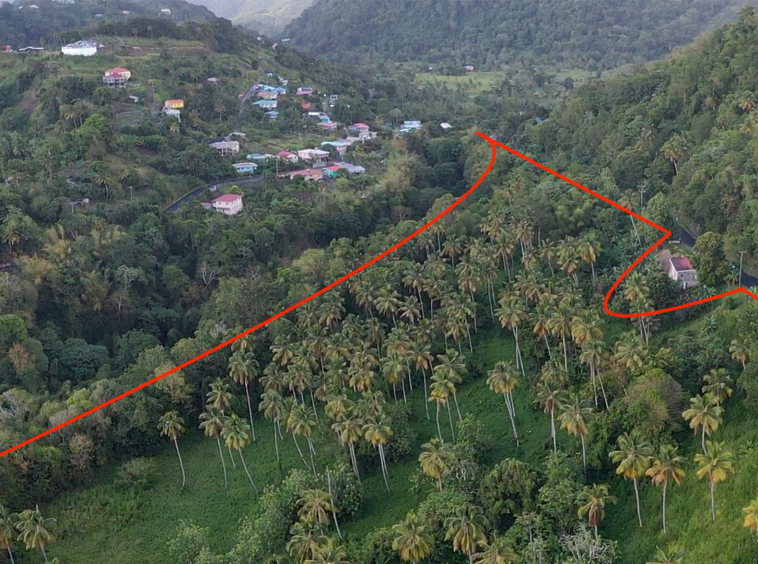 Land For Sale in Choiseul st lucia- 23 Acres commercial