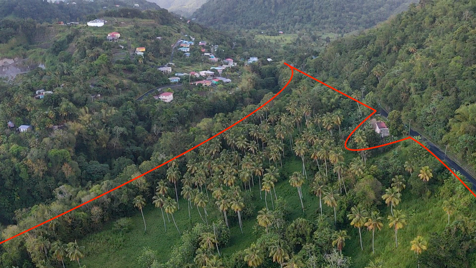 Land For Sale in Choiseul st lucia- 23 Acres commercial