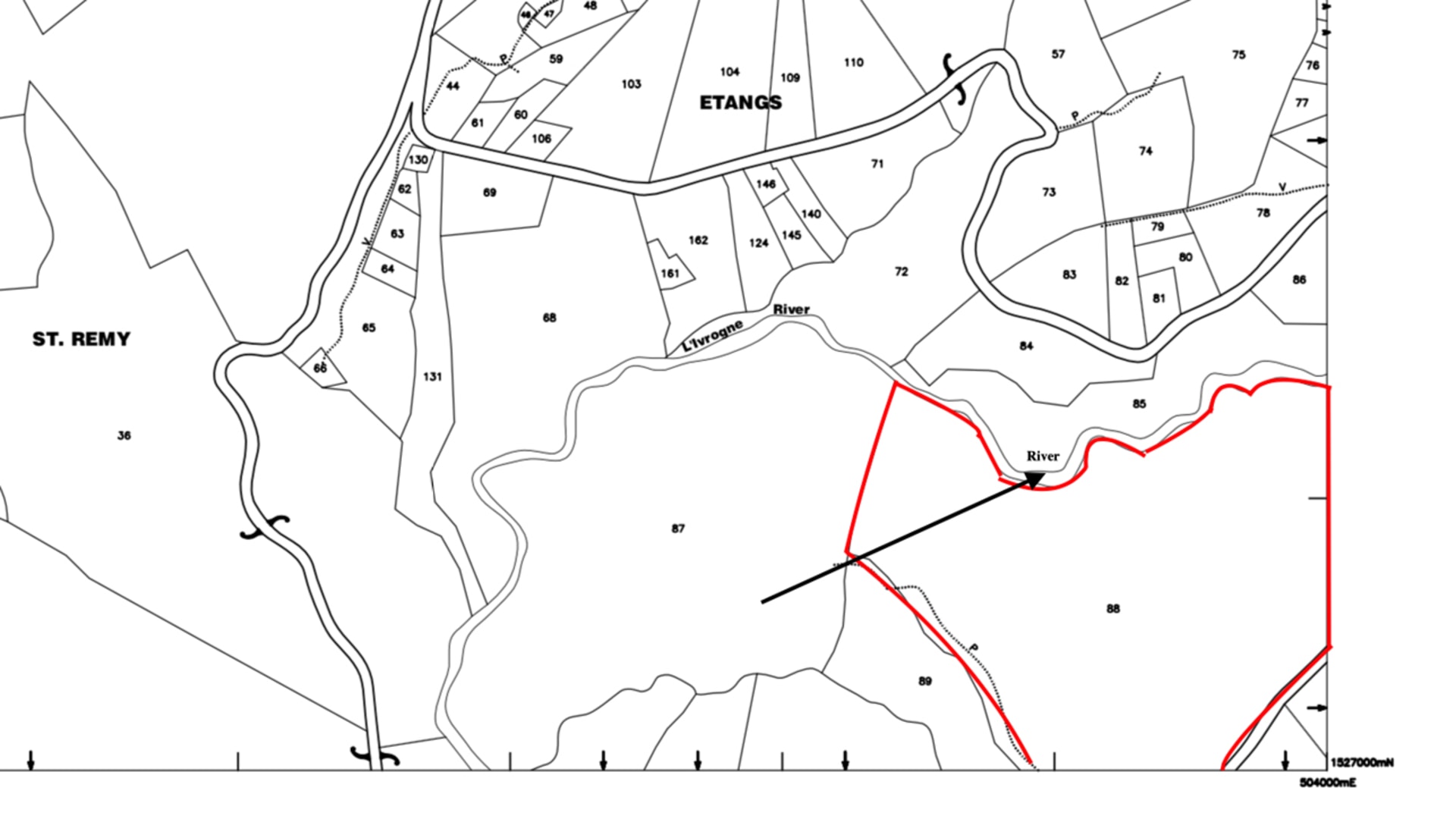 Land For Sale in Choiseul st lucia- 23 Acres survey plan