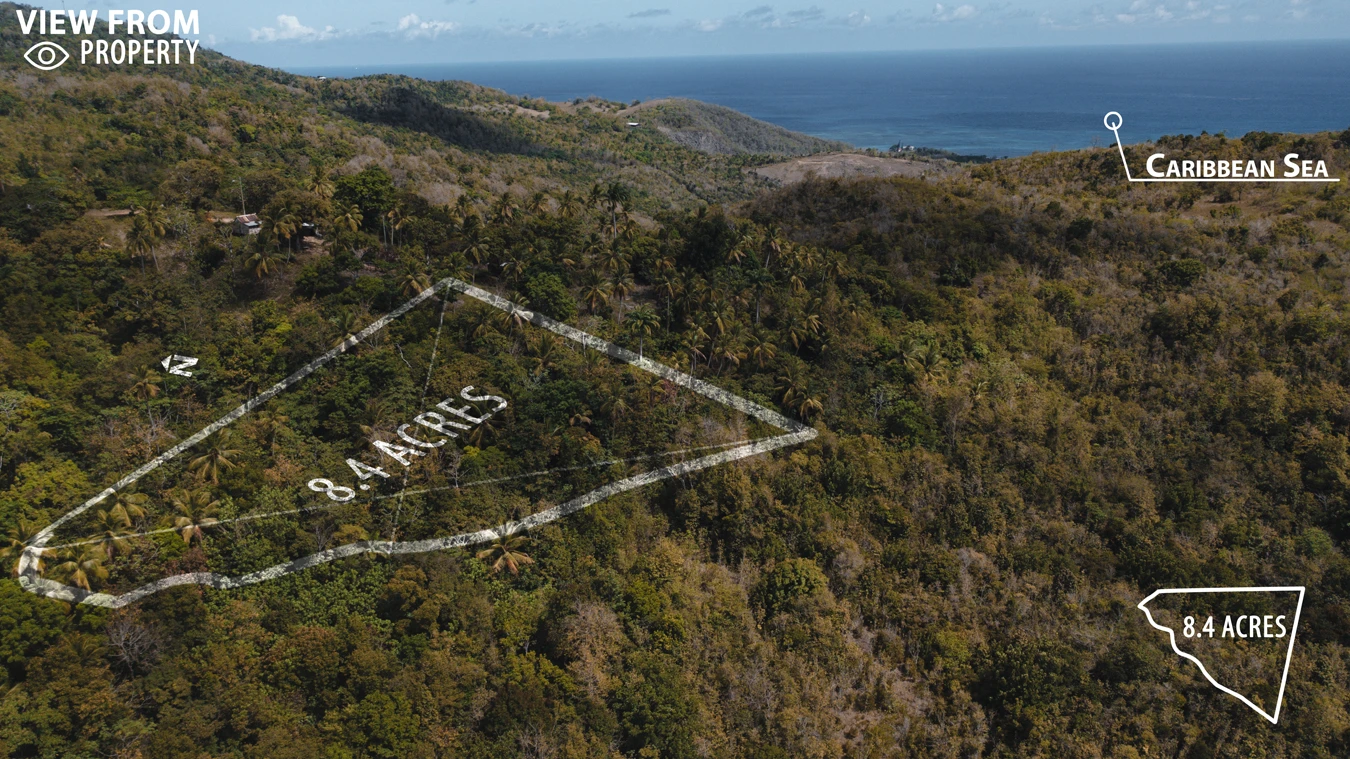 st lucia real estate land for sale Morne Paul Laborie st lucia