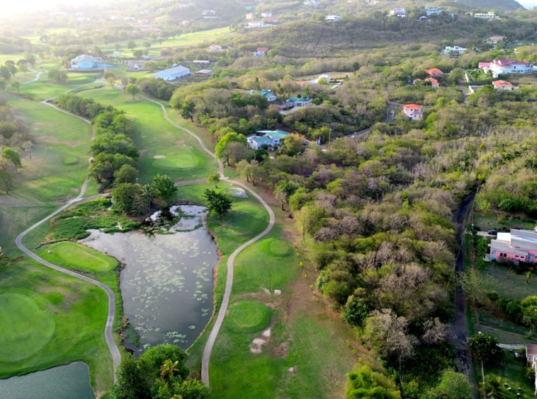 St lucia Realtor Golf Course View Land No 150 for sale sandals