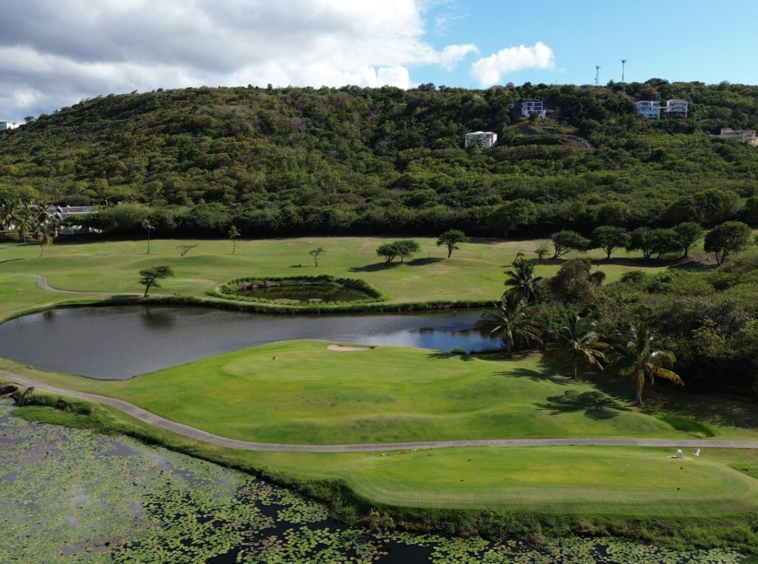 St lucia Realtor Golf Course View Land No 150 for sale golf. Best Neighborhoods for Luxury Homes in St. Lucia