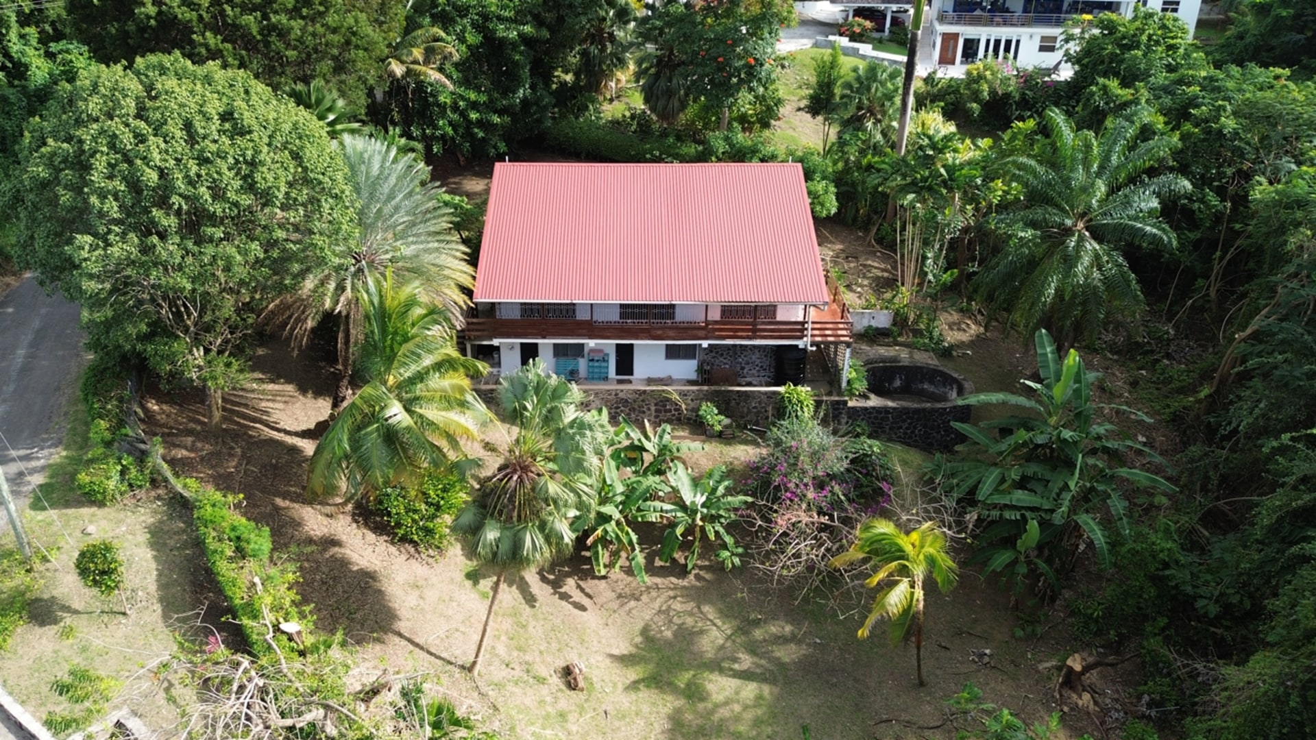 st lucia real estate - villa jo;le for sale aerial