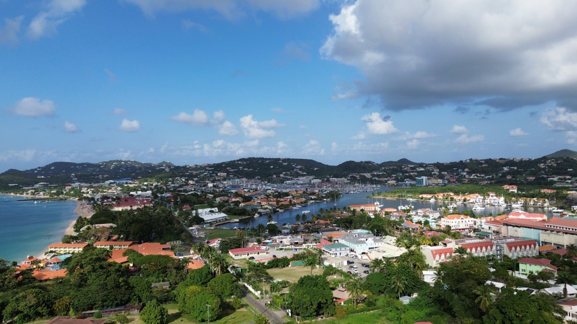st lucia real estate - villa jolie for sale marina vieew