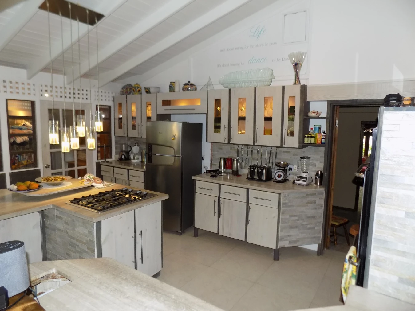 houses for sale in st lucia - Villa Zatarra For Sale in St Lucia Caribbean kitchen