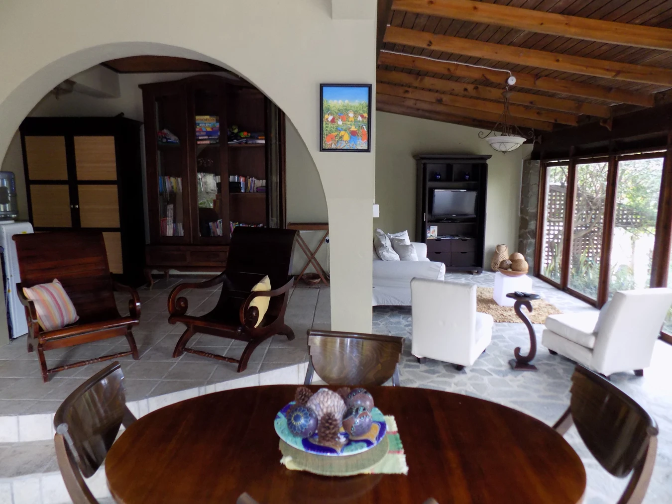 houses for sale in st lucia - Villa Zatarra For Sale in St Lucia Caribbean sitting room