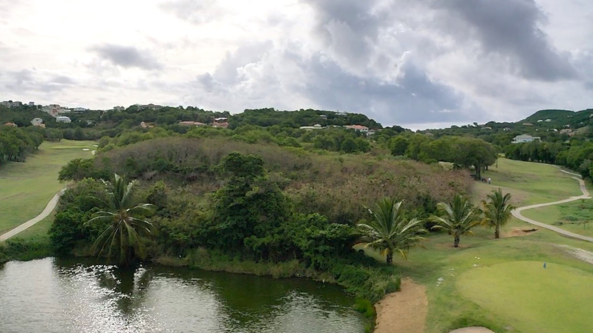 st lucia real estate land for sale Island Villas Site ponds golf