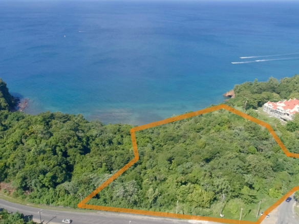 St Lucia real estate Anse Feree Lands for sale castries near highway