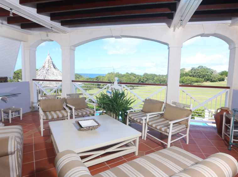 st lucia real estate - golf ridge villa for sale golf patio