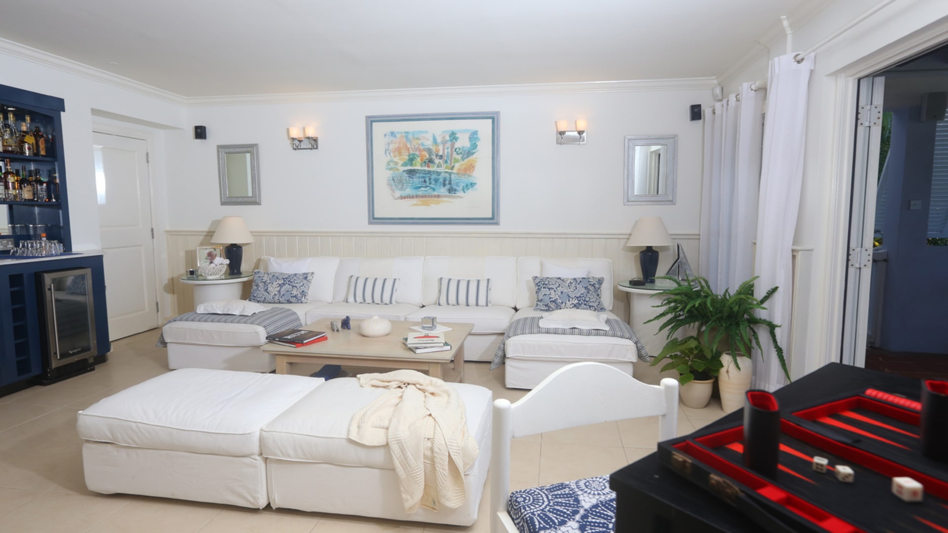 st lucia real estate - golf ridge villa for sale sitting room