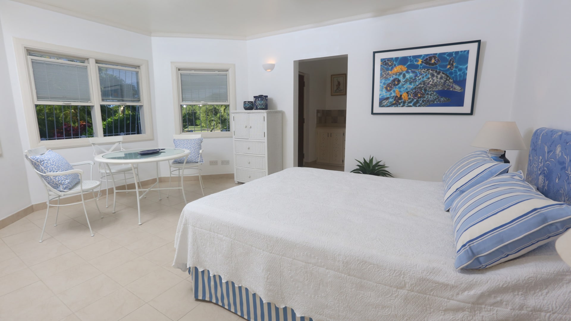 st lucia real estate - golf ridge villa for sale bedroom1