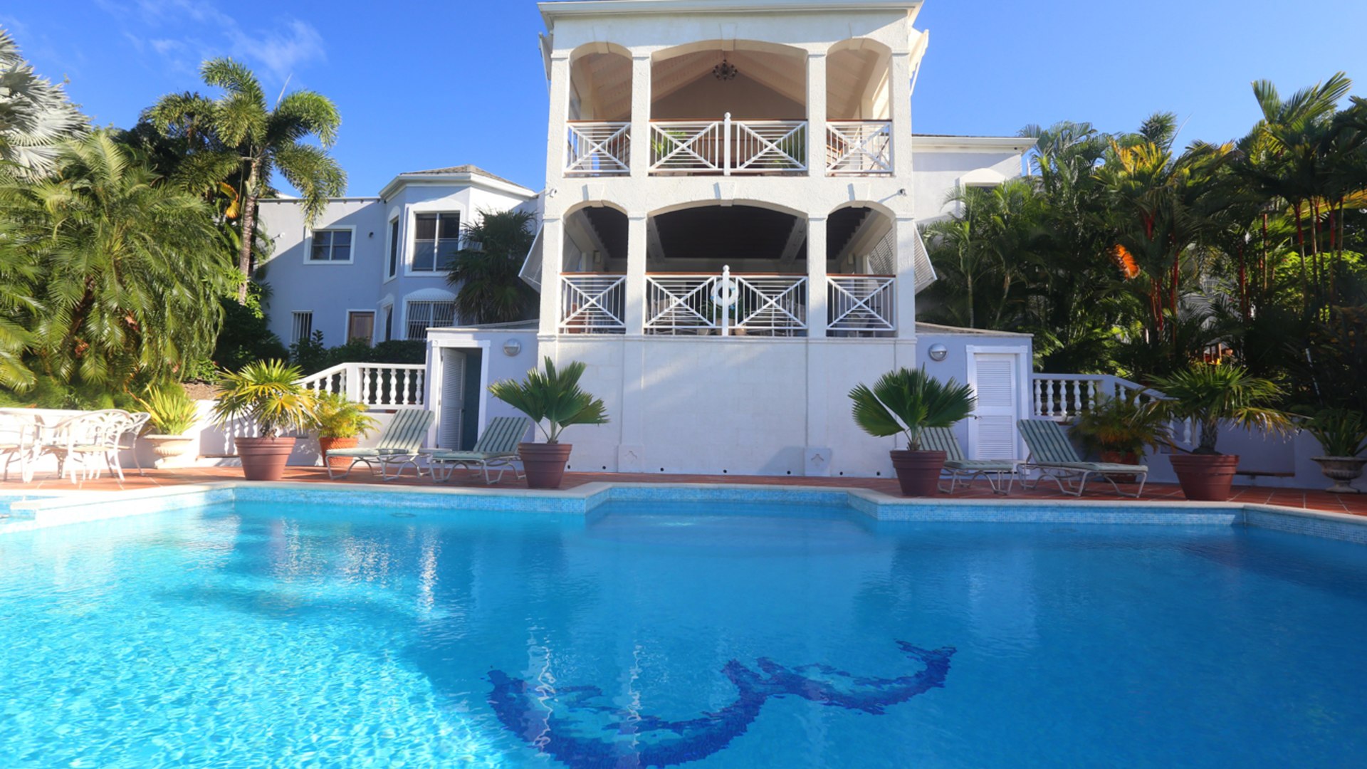 st lucia real estate - golf ridge villa for sale front view