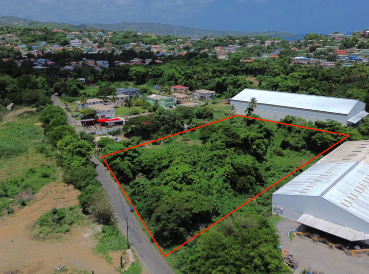st lucia real estate land for sale Bois D'Orange Lot No 565 road side