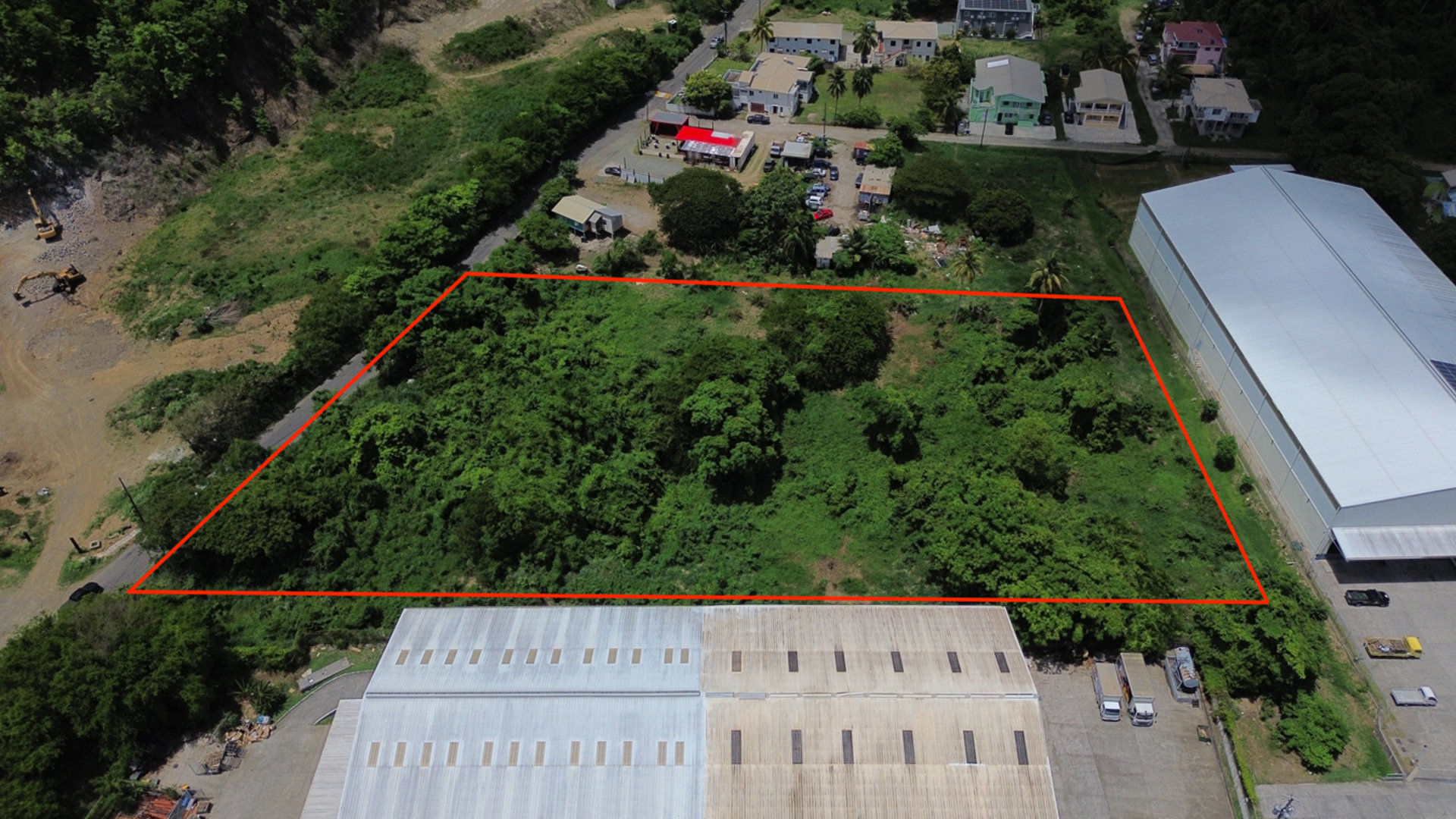 st lucia real estate land for sale Bois D'Orange Lot No 565 commerial businesses