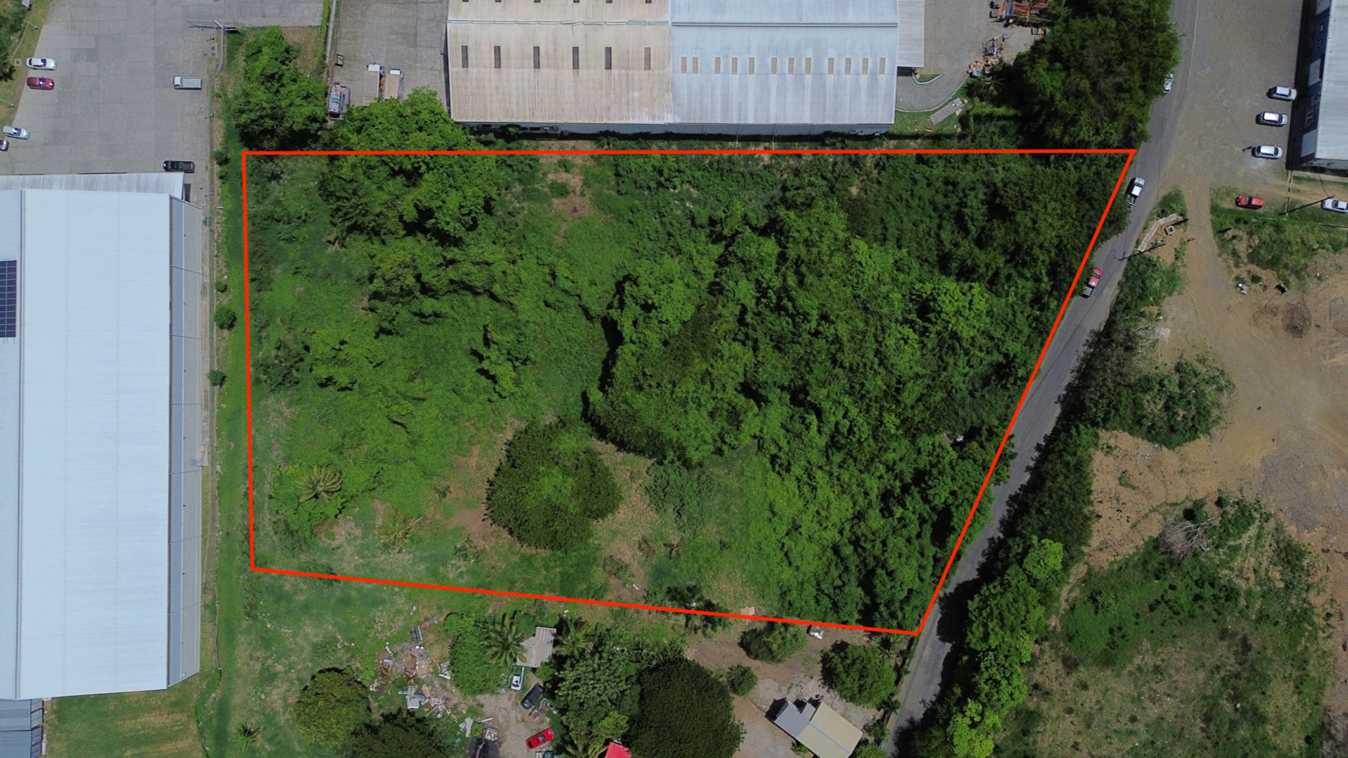 st lucia real estate land for sale Bois D'Orange Lot No 565 rectangle