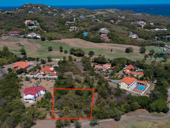 St Lucia real estate agent Golf Course View Land 658 for sale cap estate