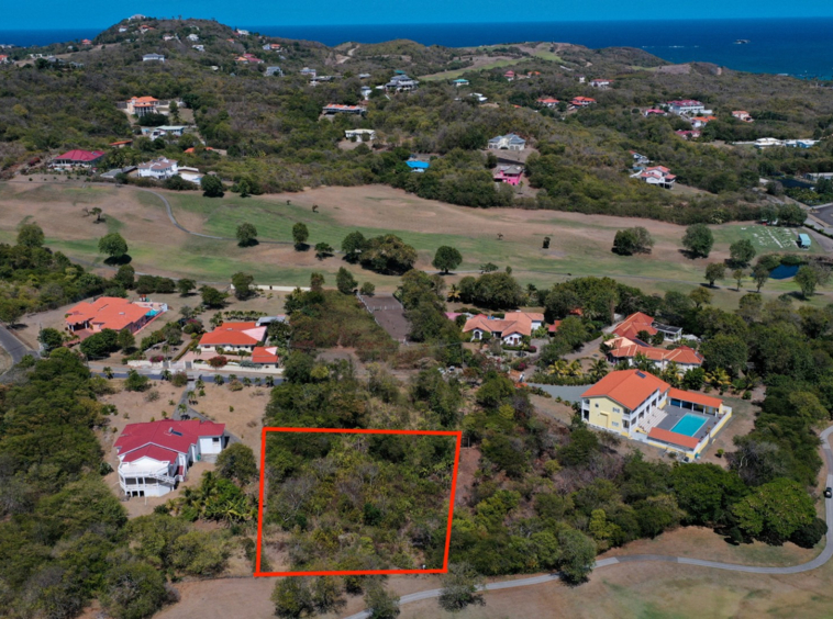 St Lucia real estate agent Golf Course View Land 658 for sale cap estate