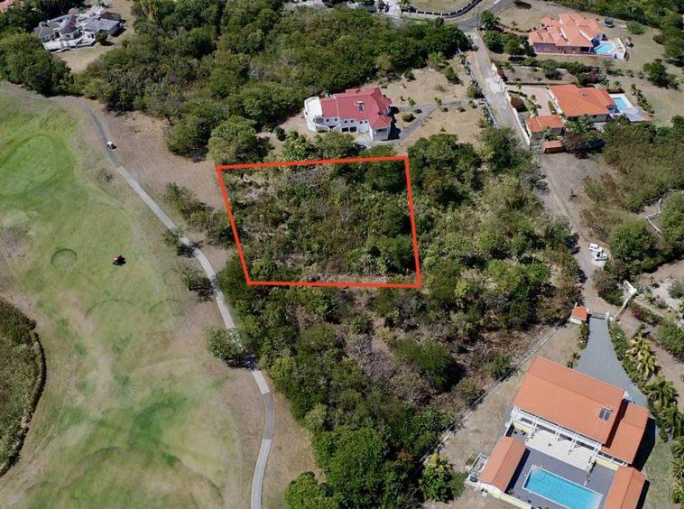 St Lucia real estate agent Golf Course View Land 658 for sale casp estate st lucia