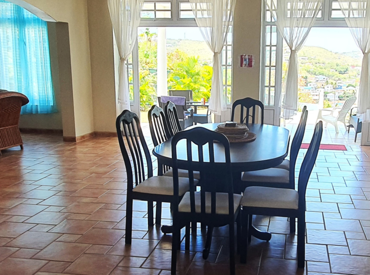 real estate st lucia - VILLA MANTELL for sale dinning table