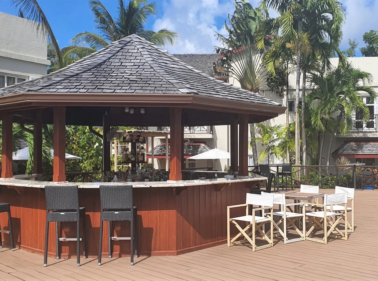 st lucia real estate - Cap Cove Unit 81 gazebo